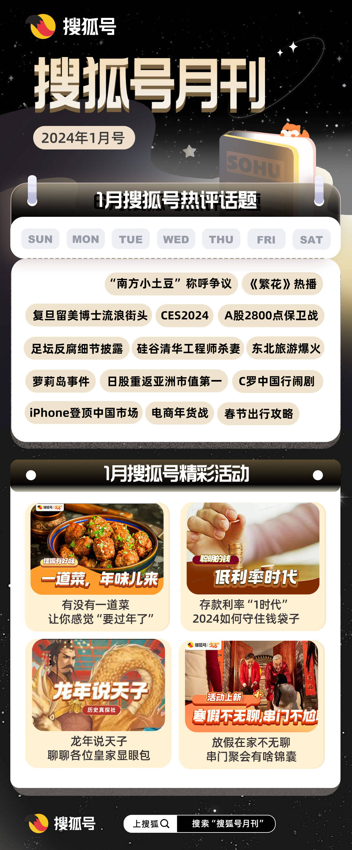 皇冠信用网开号_繁花开序幕皇冠信用网开号,字里萌新生丨《搜狐号月刊》2024年1月号