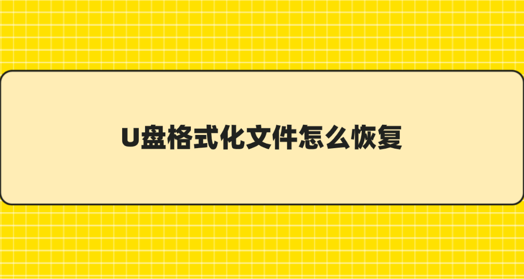 介绍个信用盘网址_U盘格式化文件怎么恢复介绍个信用盘网址?介绍六个实测简单可靠的方法
