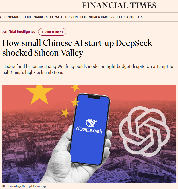 皇冠信用网申请_一夜间皇冠信用网申请,DeepSeek在美国刷屏,股民们焦虑“这是在做空英伟达吗?”