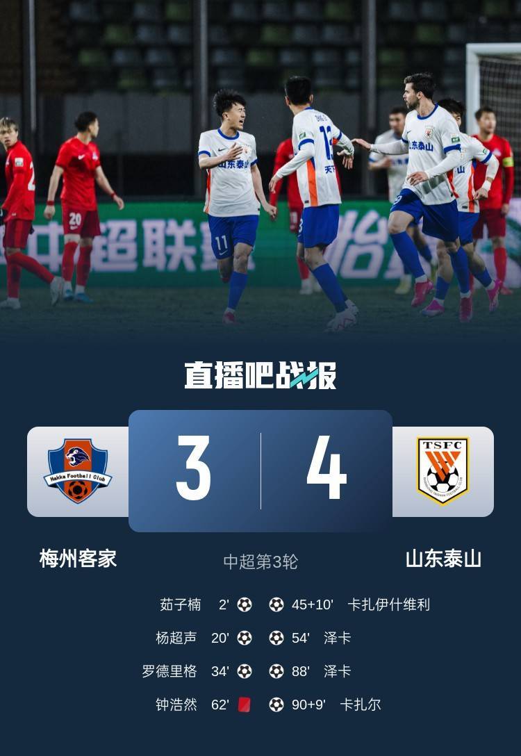 皇冠信用网开户
_足球报:泰山队上半场不是慢热是梦游 卡扎尔延续4号绝杀传统
