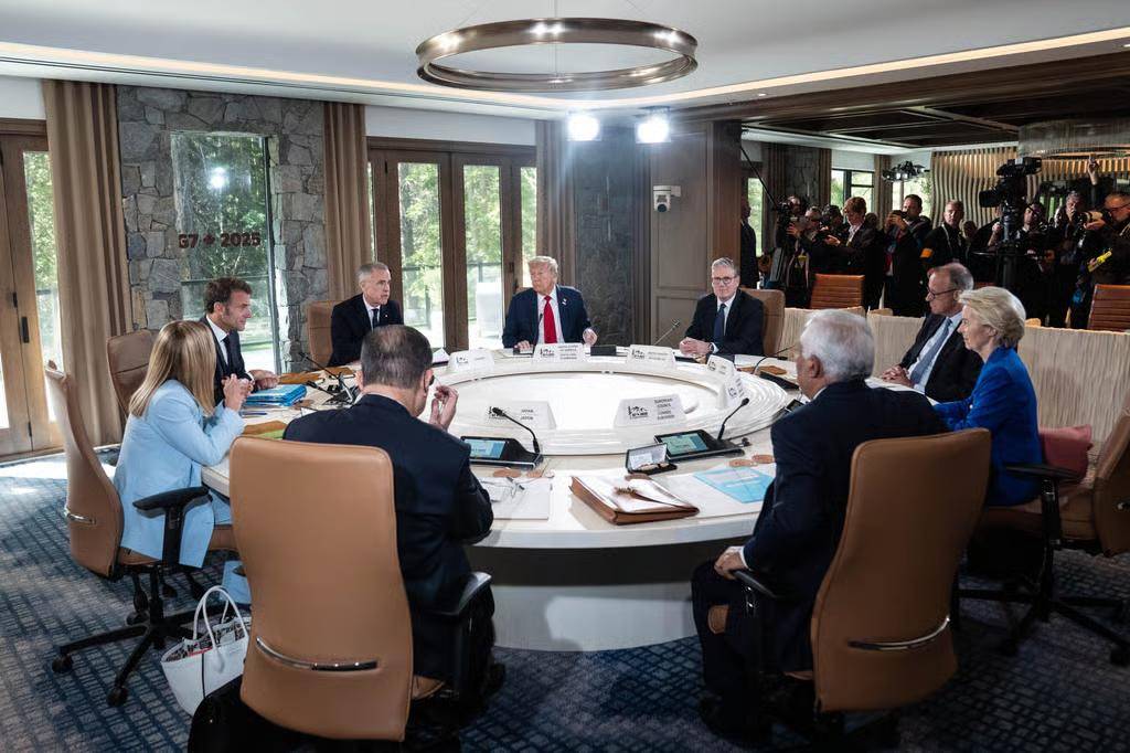 阿尔艾因足球_G7峰会戏剧一幕:冯德莱恩对中国大放阙词阿尔艾因足球,特朗普全程未接一句茬